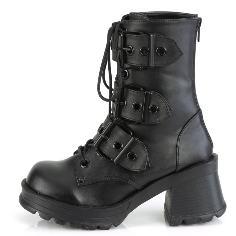 Gothic Platform Lace Up Ankle Boots